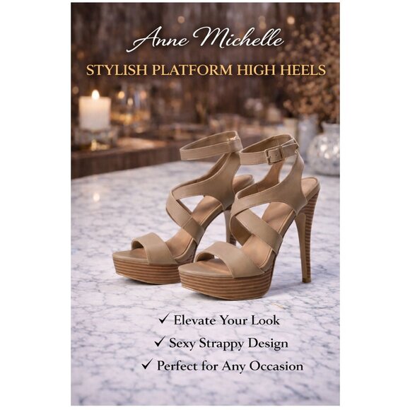 Anne Michelle Shoes - Anne Michelle - High Heels Open Toe Shoes